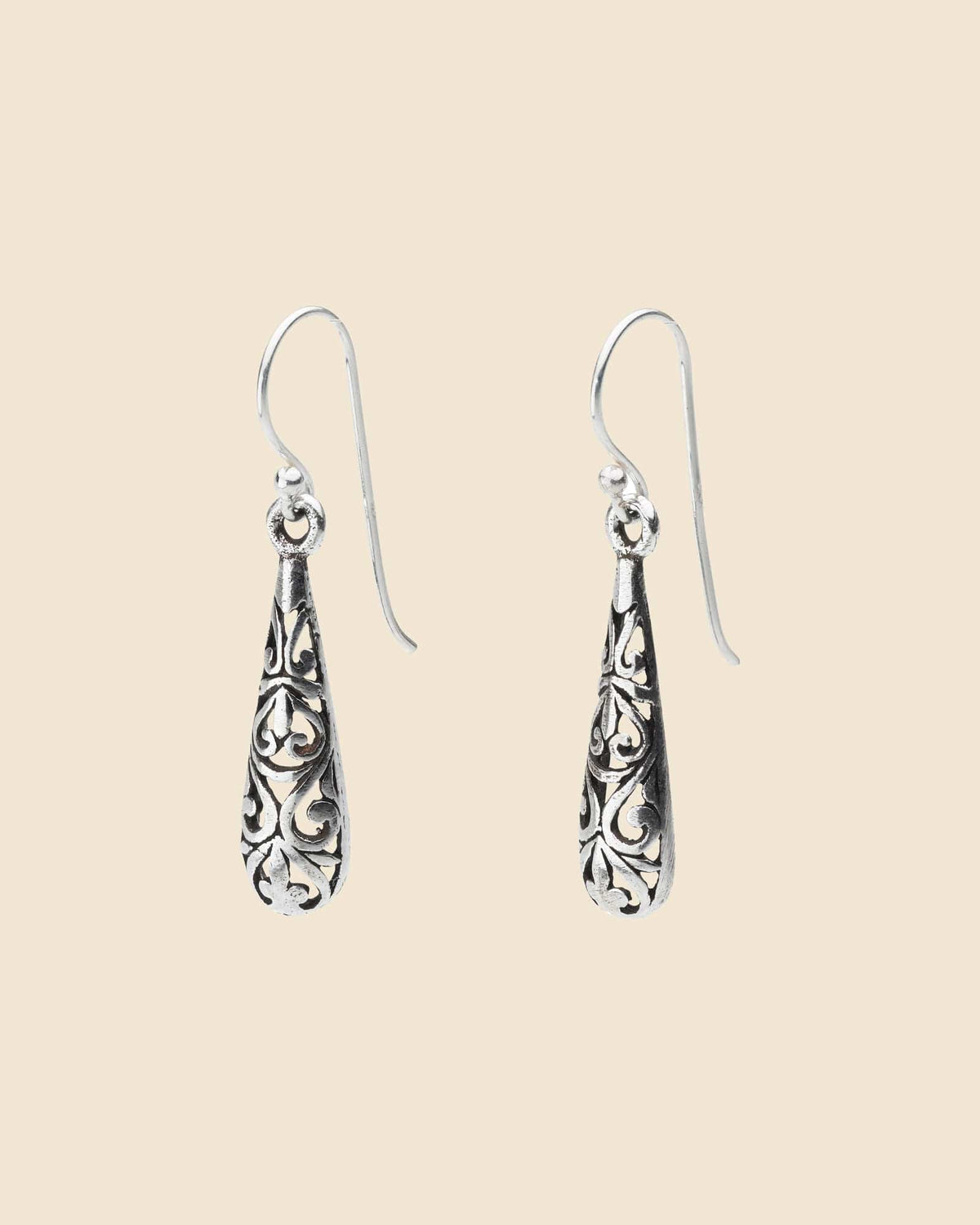 Sterling Silver Bali Style Earrings