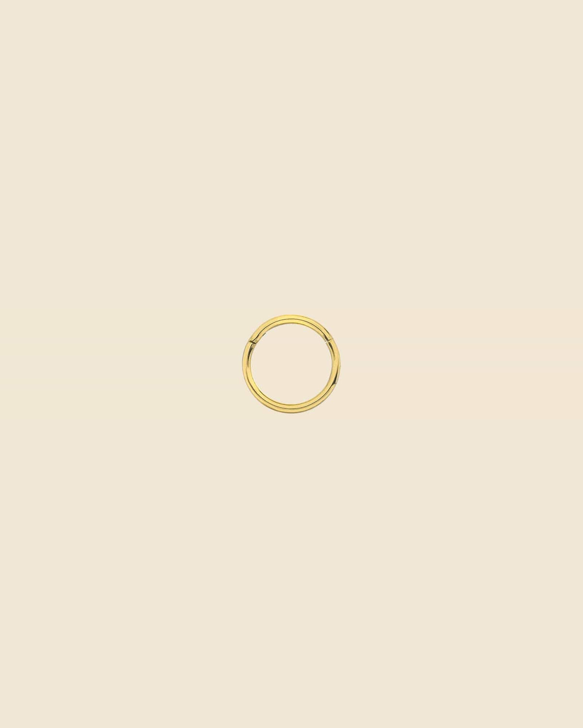 Gold Pvd Titanium Hinged Segment Ring