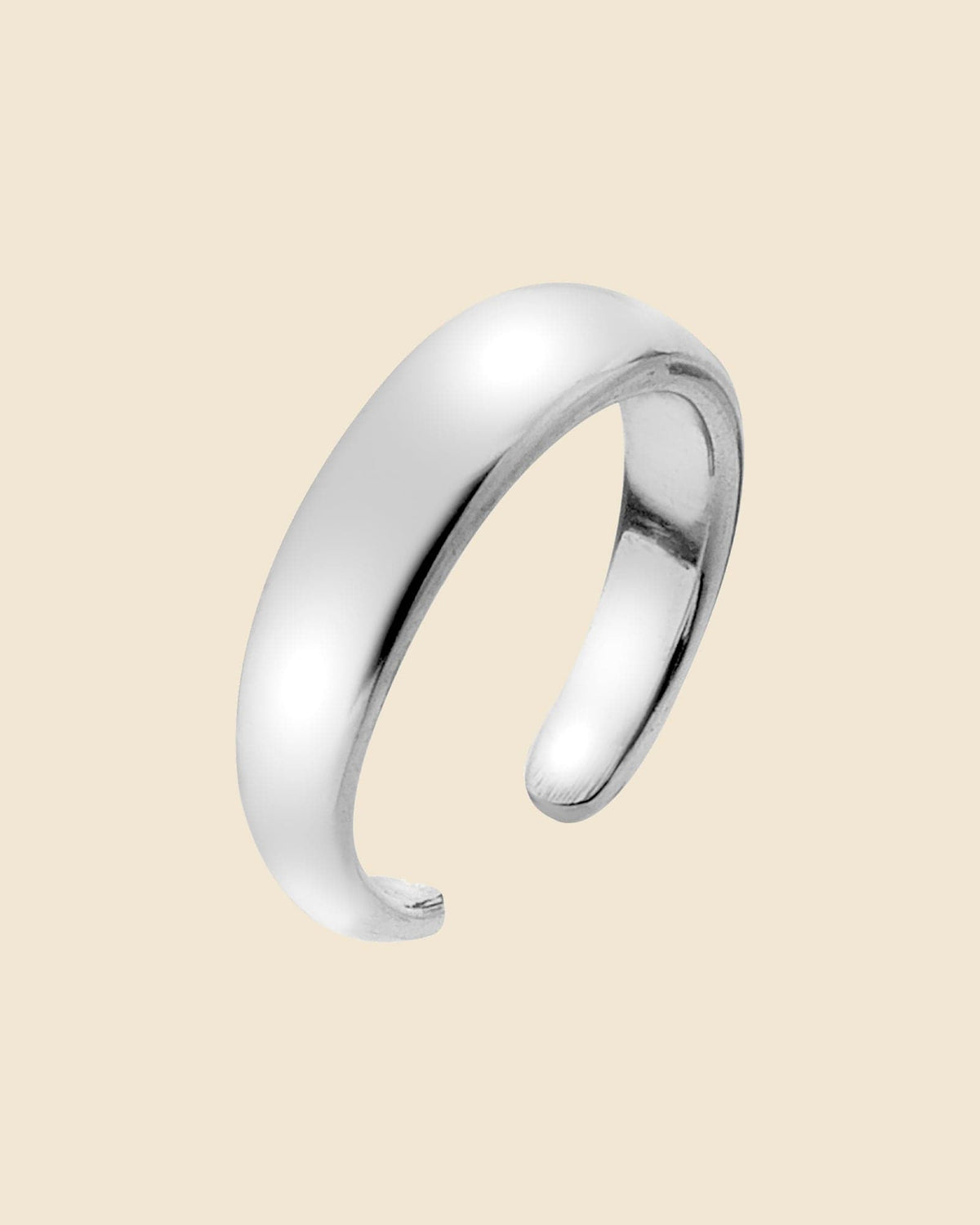 Plain Band Sterling Silver Toe Ring